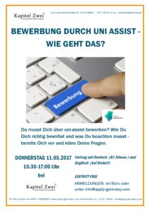 Bewerbung uni-assist Hilfe